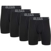 Gildan Men’s Underwear Cotton Stretch Boxer Briefs, Multipack(Black Soot)