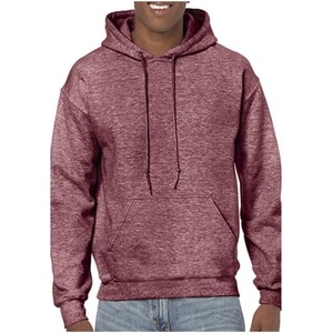 Gildan Adult Fleece Hoodie Sweatshirt, Style G18500, Multipack(Heather Sport Dark Maroon (1-pack))