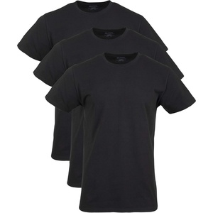 Gildan Men’s Cotton Stretch T-Shirts, Multipack(Black Soot (Crew 3-pack))