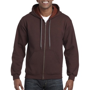 Gildan unisex-adult Fleece Zip Hoodie Sweatshirt, Style G18600, Multipack(Russett)