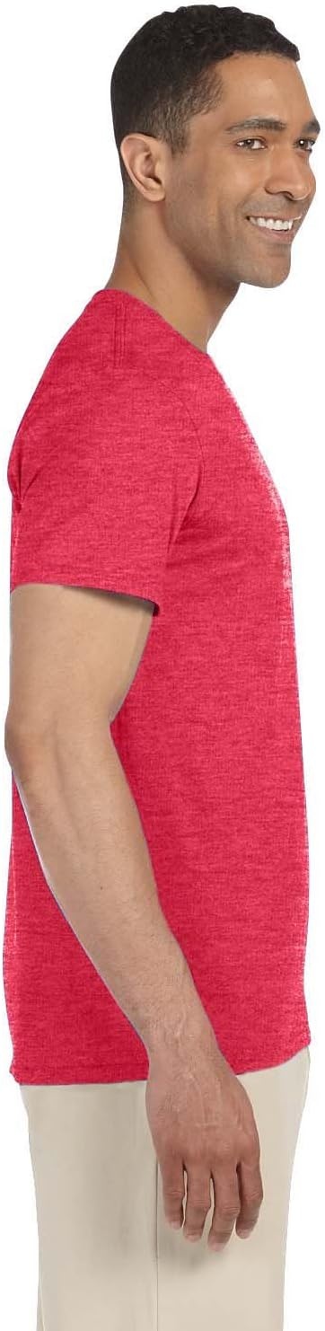 image:imageGildan Mens Short Sleeve 4Pack Polyester Performance TShirt X3xlarge heather Red
