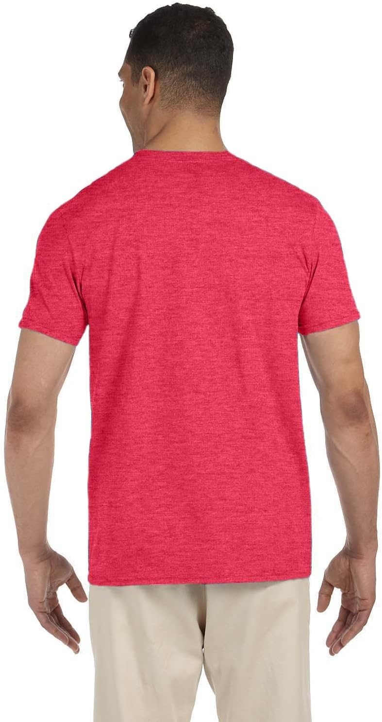 image:imageGildan Mens Short Sleeve 4Pack Polyester Performance TShirt X3xlarge heather Red
