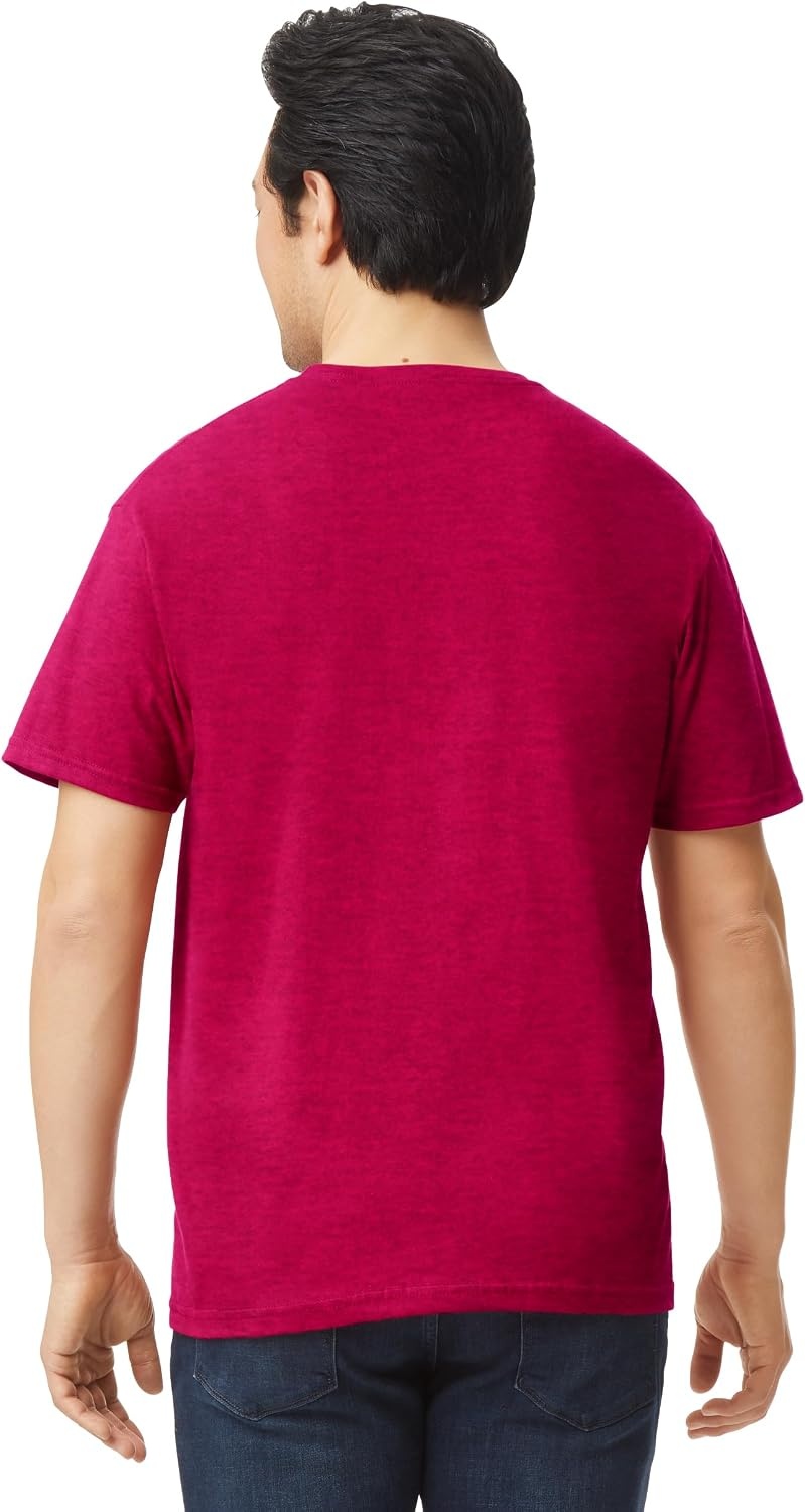 image:imageGildan Mens Short Sleeve 4Pack Polyester Performance TShirt XAntique Cherry Red