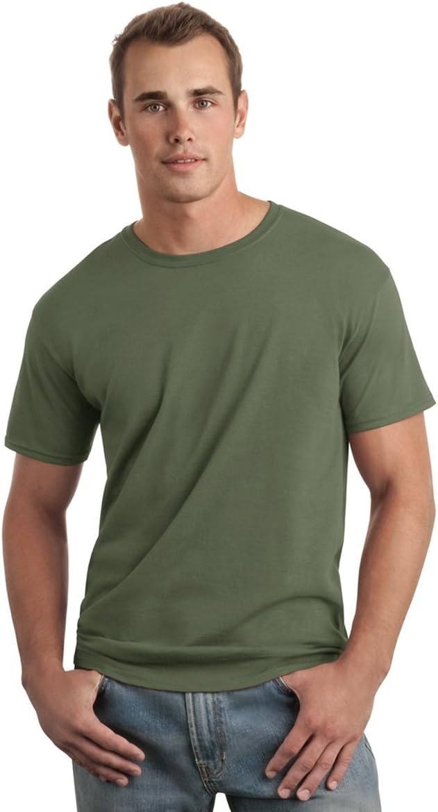 image:imageGildan Mens Short Sleeve 4Pack Polyester Performance TShirt XCherry Red