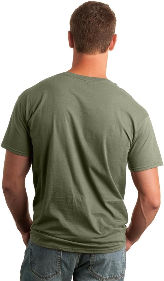 image:imageGildan Mens Short Sleeve 4Pack Polyester Performance TShirt XCherry Red