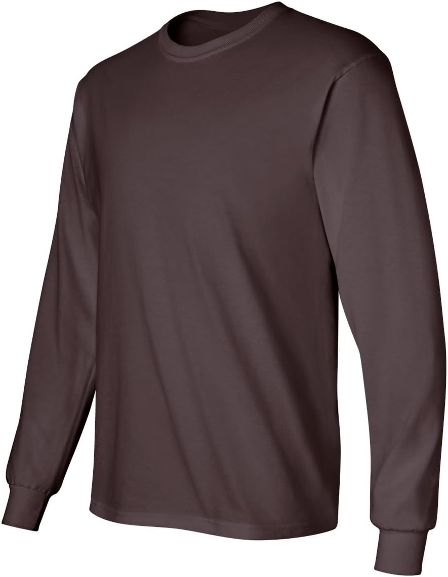 image:imageGildan Mens Short Sleeve 4Pack Polyester Performance TShirt XChocolate