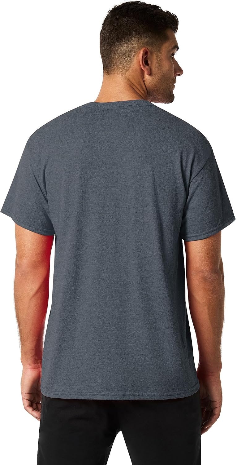 image:imageGildan Mens Short Sleeve 4Pack Polyester Performance TShirt XDark Heather