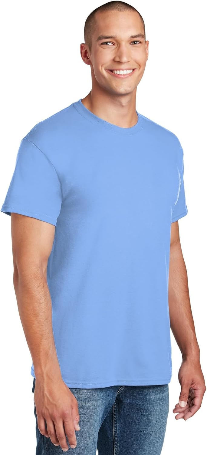 image:imageGildan Mens Short Sleeve 4Pack Polyester Performance TShirt XDarkheatherCarolinablue