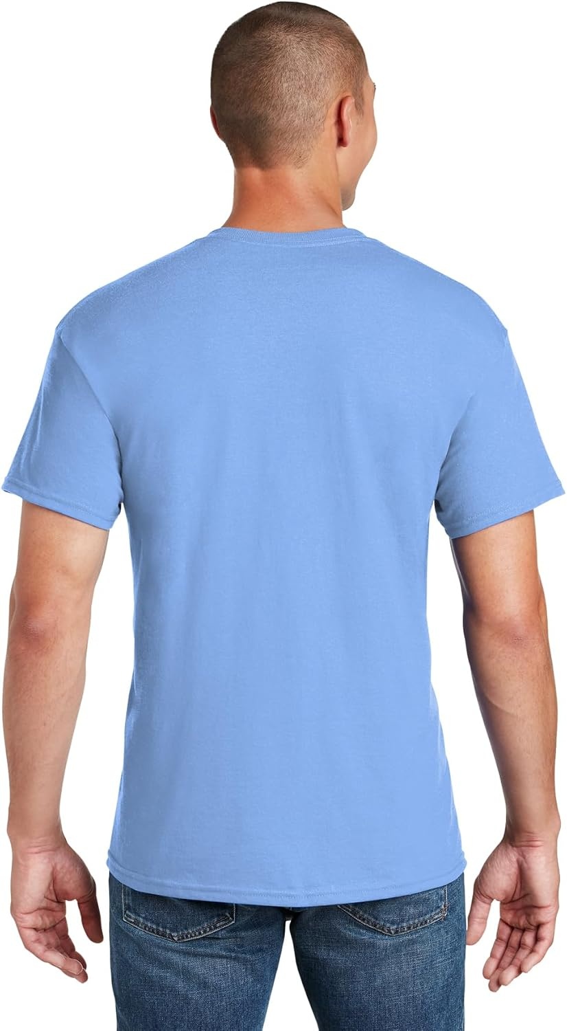 image:imageGildan Mens Short Sleeve 4Pack Polyester Performance TShirt XDarkheatherCarolinablue