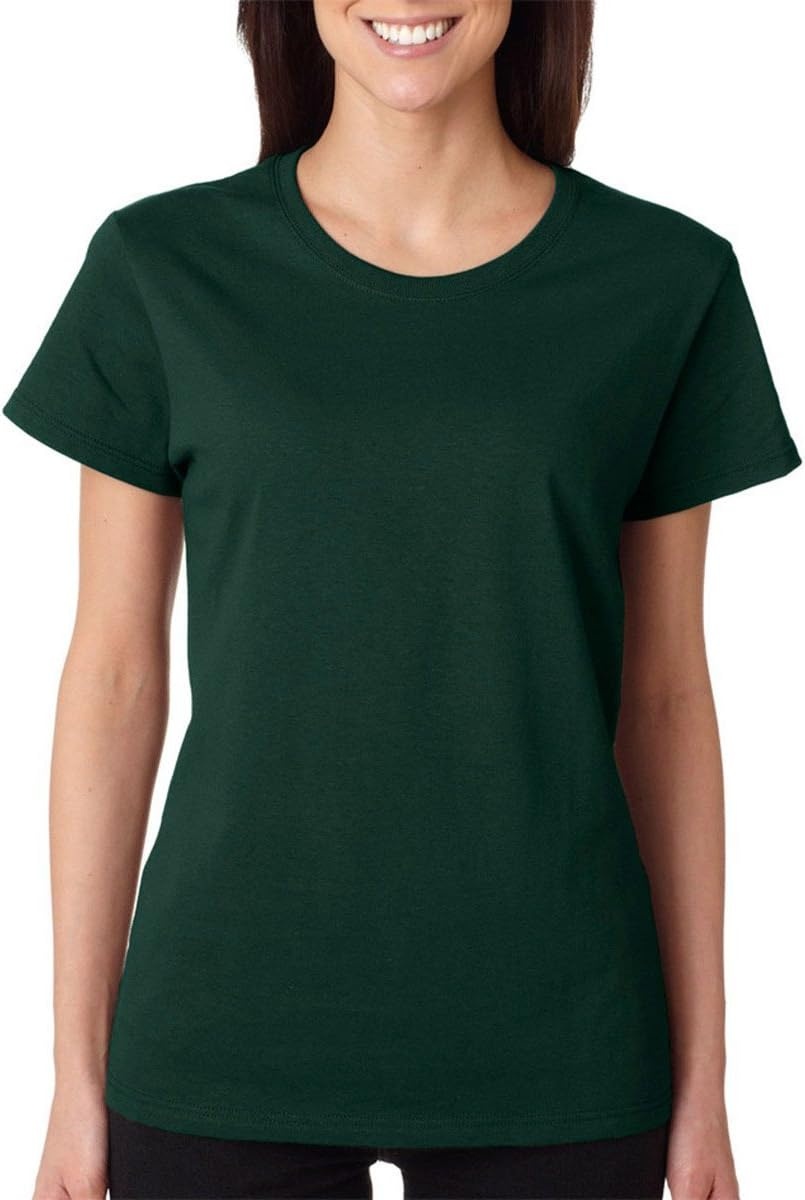 image:imageGildan Mens Short Sleeve 4Pack Polyester Performance TShirt XForest Green