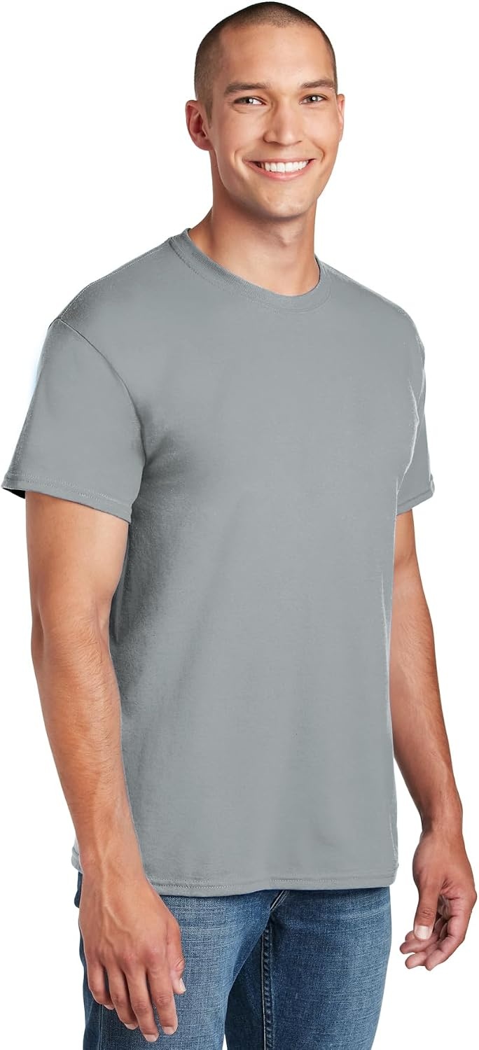 image:imageGildan Mens Short Sleeve 4Pack Polyester Performance TShirt XGraphite HeatherGravel