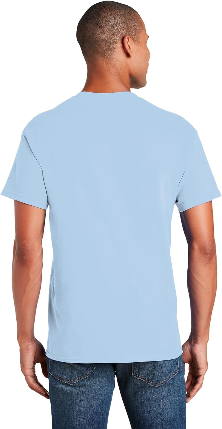 image:imageGildan Mens Short Sleeve 4Pack Polyester Performance TShirt XGreen light Blue
