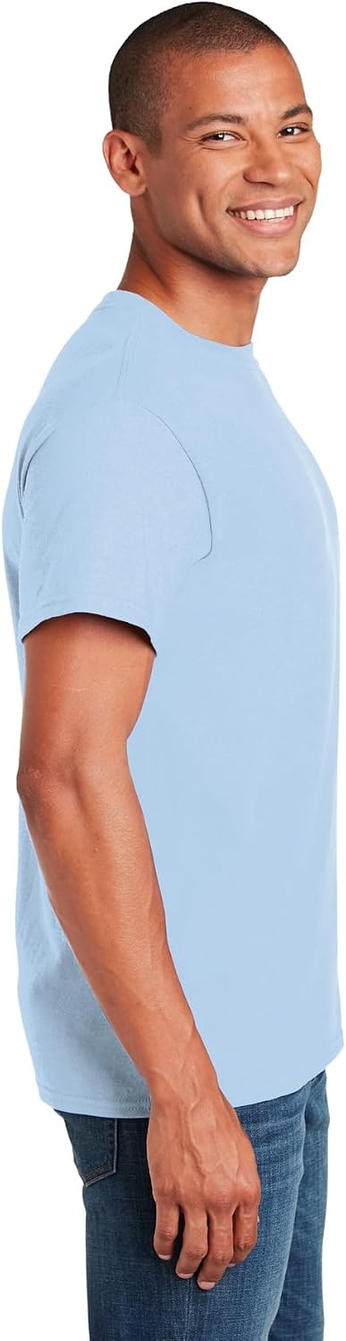 image:imageGildan Mens Short Sleeve 4Pack Polyester Performance TShirt XGreen light Blue