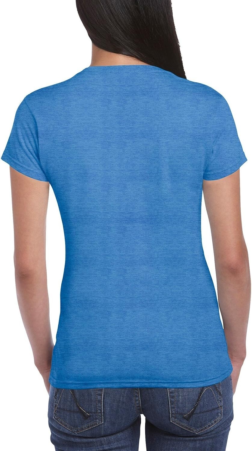 image:imageGildan Mens Short Sleeve 4Pack Polyester Performance TShirt XHeather Royal