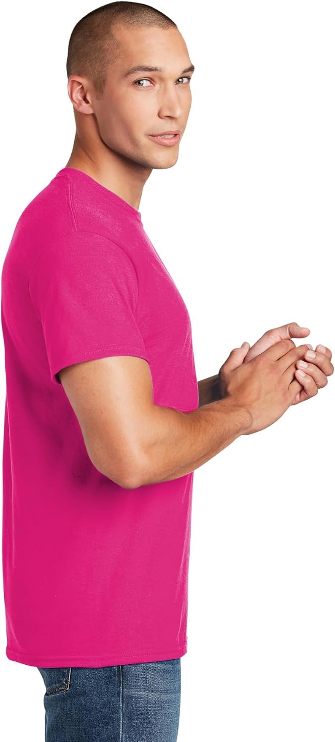 image:imageGildan Mens Short Sleeve 4Pack Polyester Performance TShirt XHeliconia