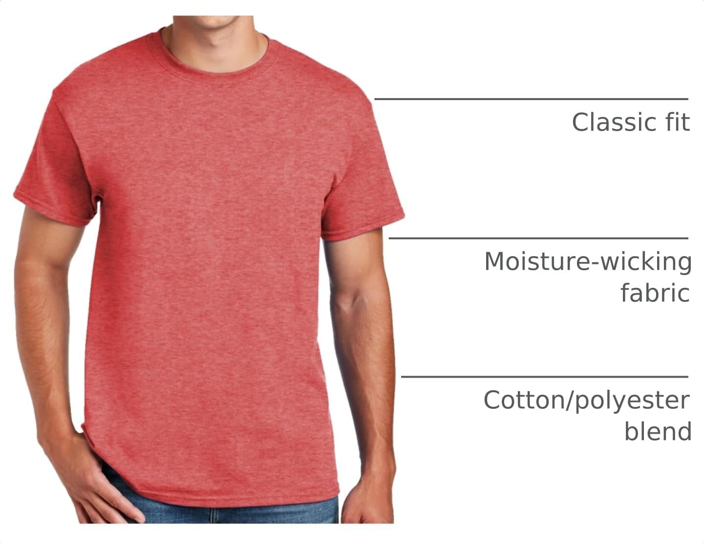 image:imageGildan Mens Short Sleeve 4Pack Polyester Performance TShirt XHth Spt Scrlt Rd