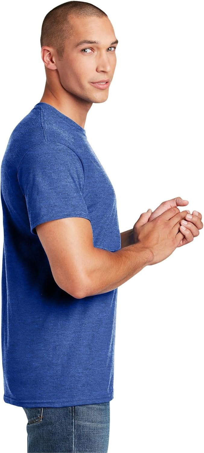 image:imageGildan Mens Short Sleeve 4Pack Polyester Performance TShirt XHthrsportroyalHtsprtdrknavy