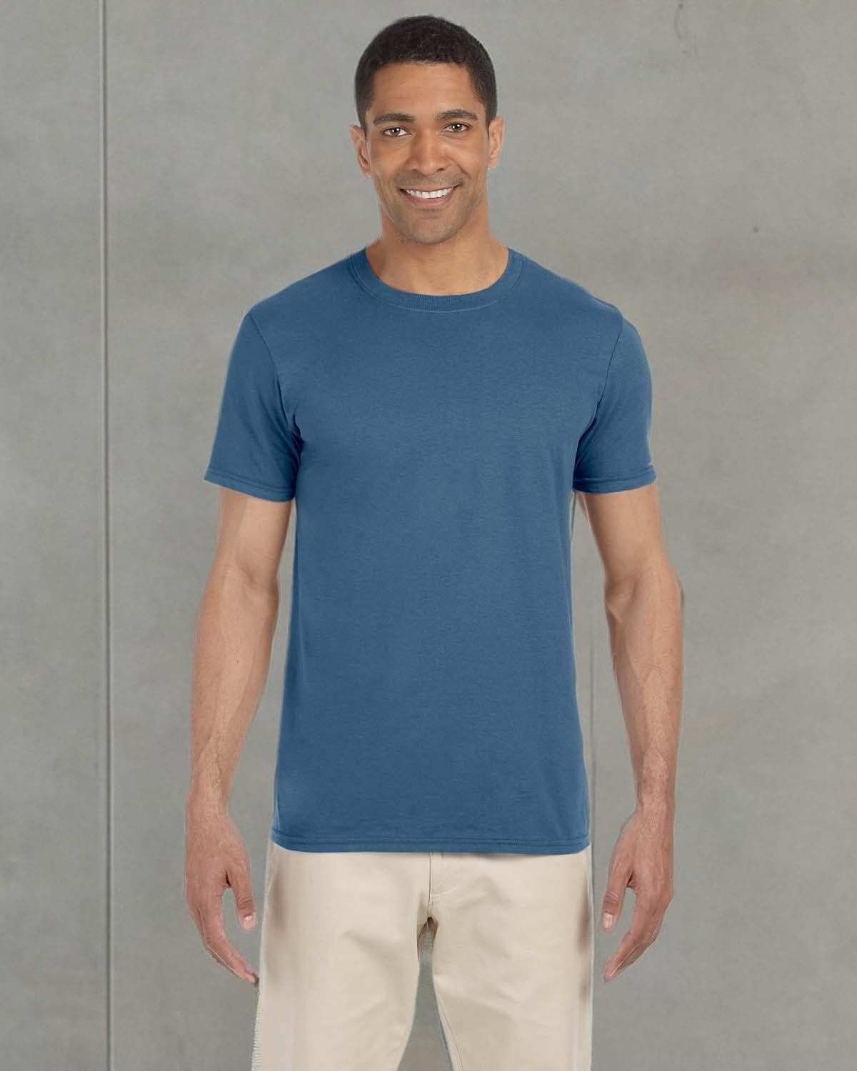 image:imageGildan Mens Short Sleeve 4Pack Polyester Performance TShirt XIndigo Blue