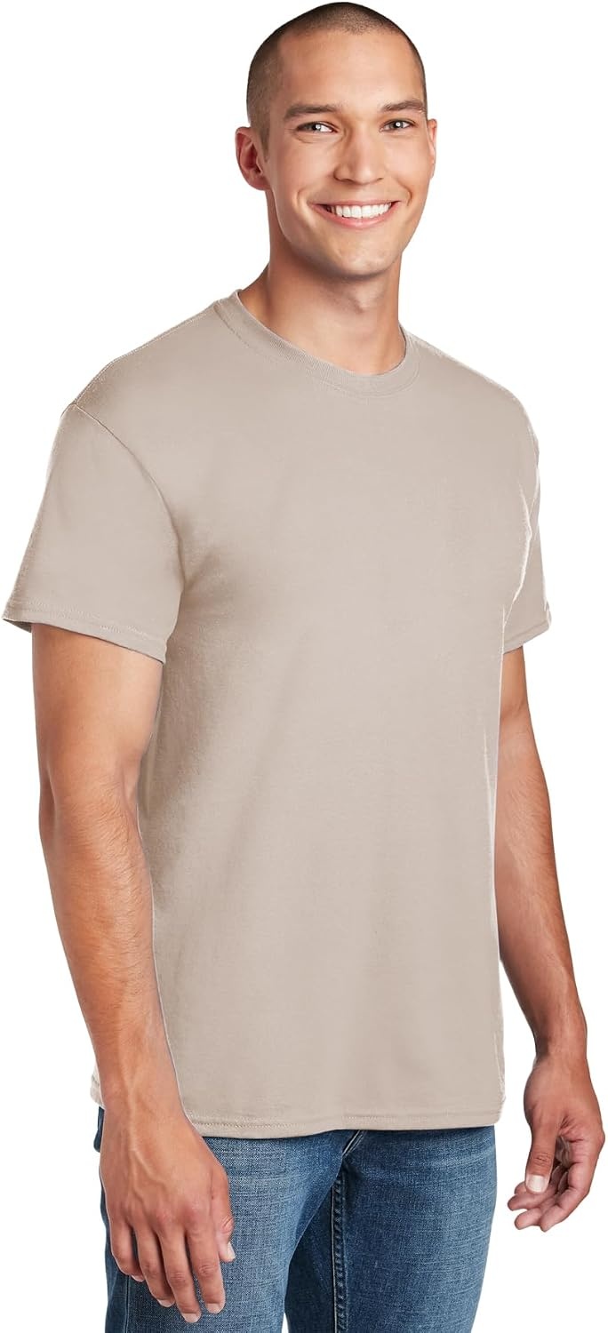 image:imageGildan Mens Short Sleeve 4Pack Polyester Performance TShirt XJadedomeSand