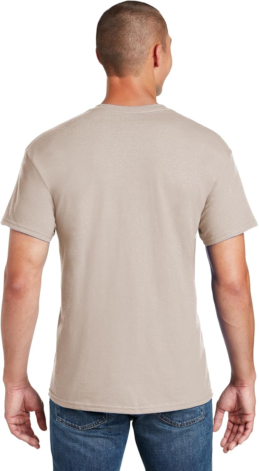 image:imageGildan Mens Short Sleeve 4Pack Polyester Performance TShirt XJadedomeSand
