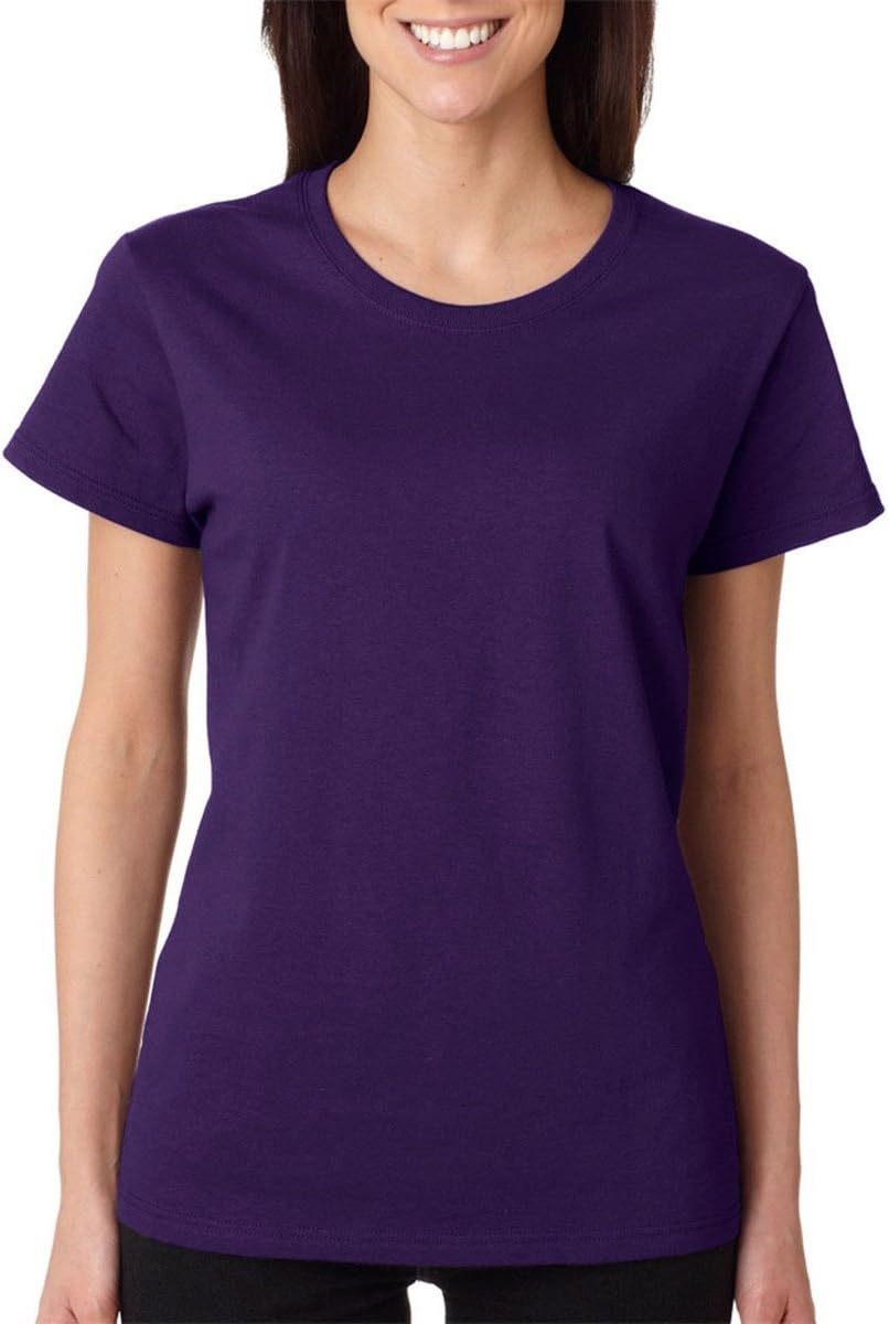 image:imageGildan Mens Short Sleeve 4Pack Polyester Performance TShirt XLarge purple