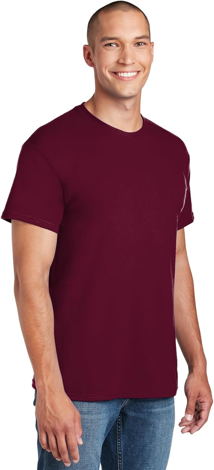 image:imageGildan Mens Short Sleeve 4Pack Polyester Performance TShirt XLightblueMaroon