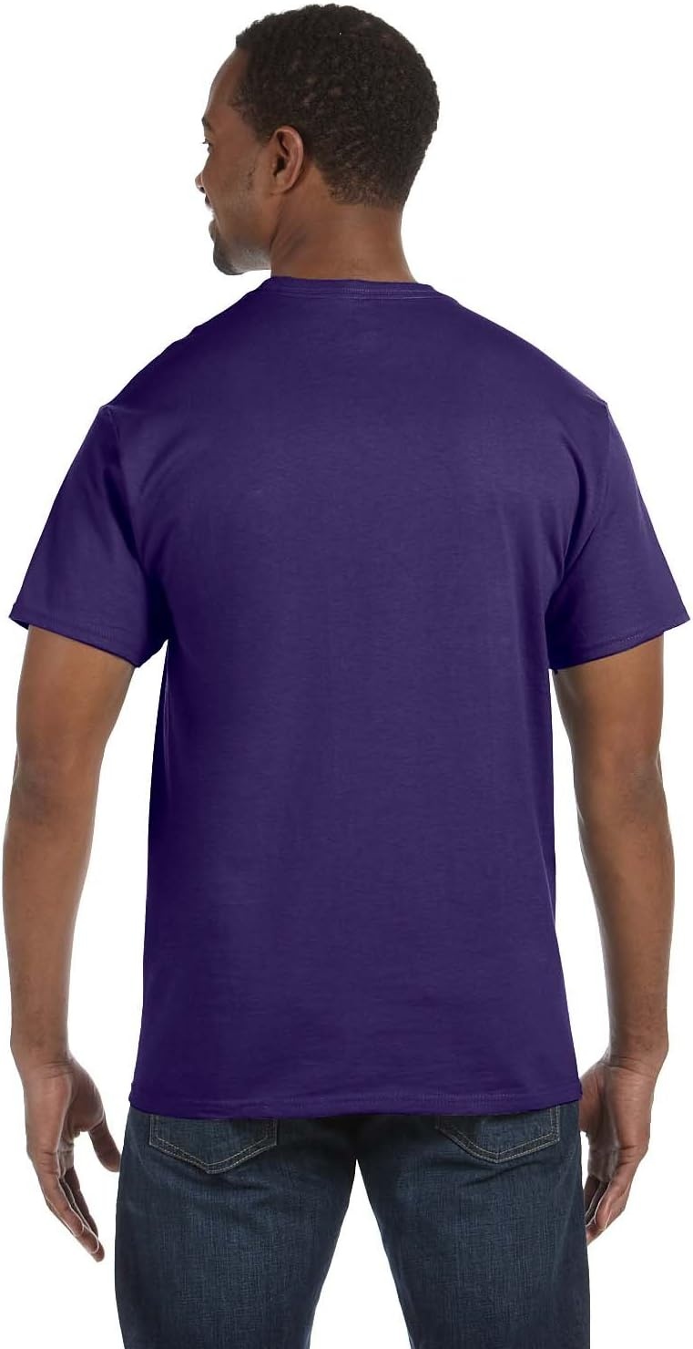 image:imageGildan Mens Short Sleeve 4Pack Polyester Performance TShirt XLilac