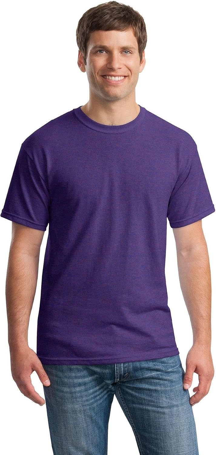 image:imageGildan Mens Short Sleeve 4Pack Polyester Performance TShirt XLilac