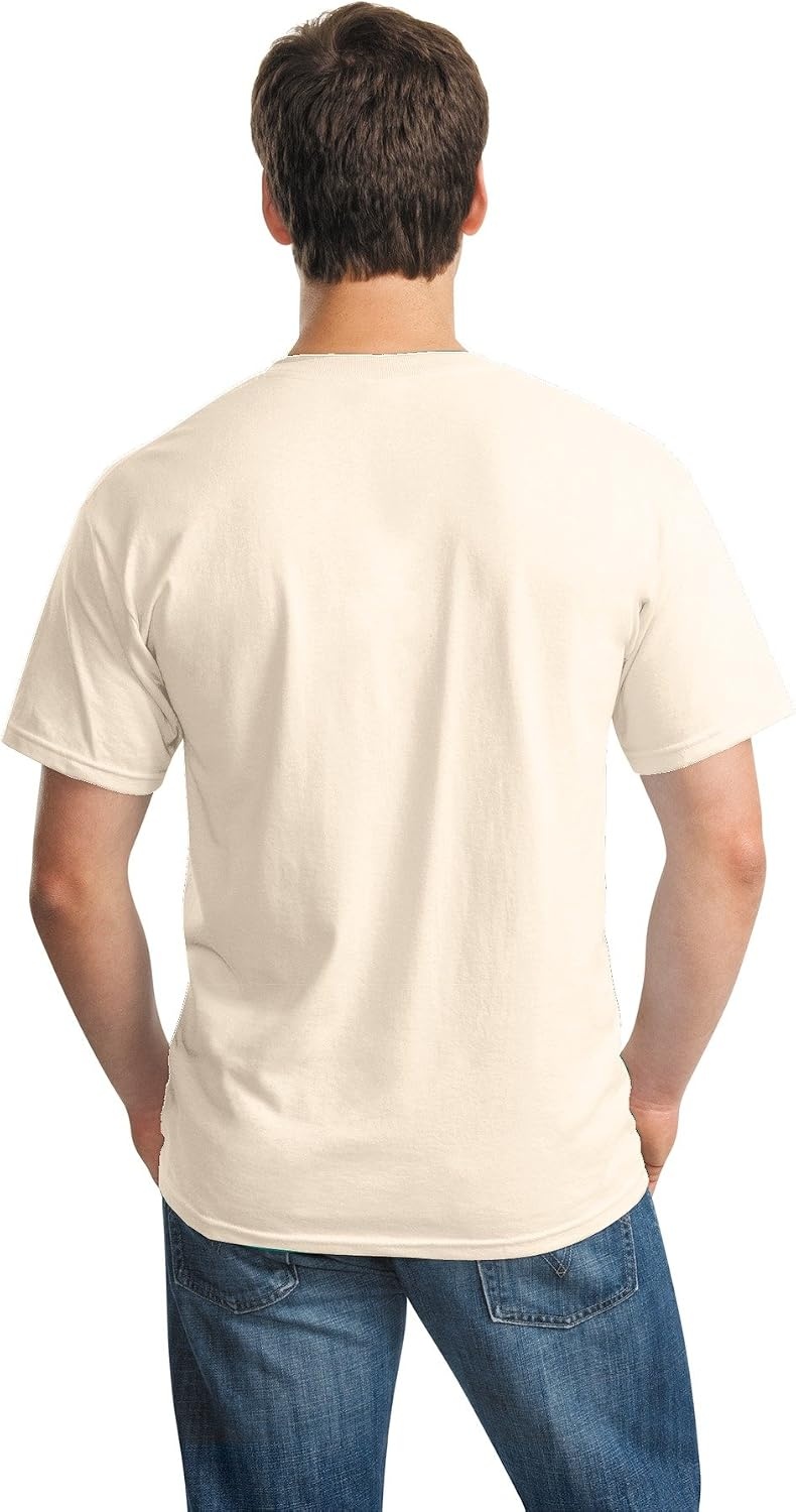image:imageGildan Mens Short Sleeve 4Pack Polyester Performance TShirt XNatural