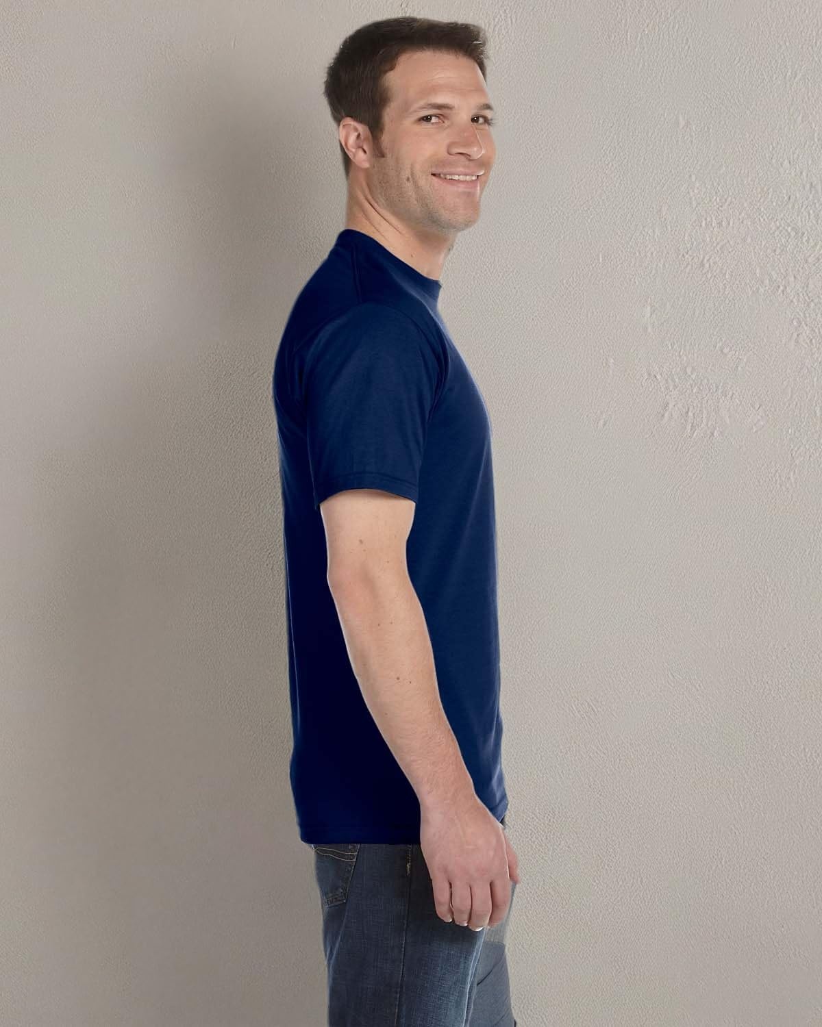 image:imageGildan Mens Short Sleeve 4Pack Polyester Performance TShirt XNavy 2pack