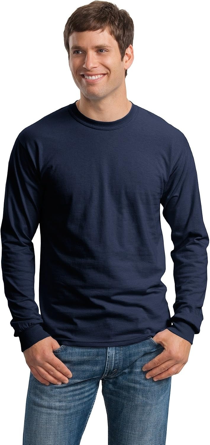 image:imageGildan Mens Short Sleeve 4Pack Polyester Performance TShirt XNavy Blue