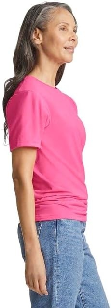 image:imageGildan Mens Short Sleeve 4Pack Polyester Performance TShirt XPink Lemonade Mist