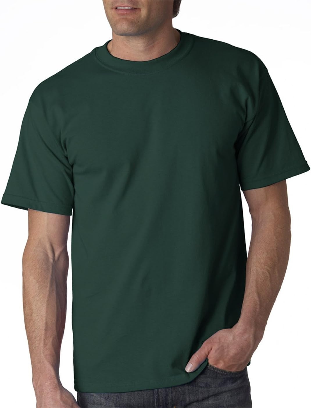 image:imageGildan Mens Short Sleeve 4Pack Polyester Performance TShirt XPurpleForestgreen