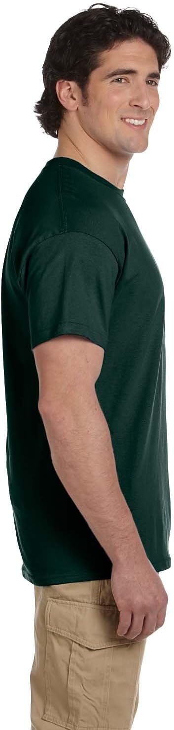 image:imageGildan Mens Short Sleeve 4Pack Polyester Performance TShirt XPurpleForestgreen