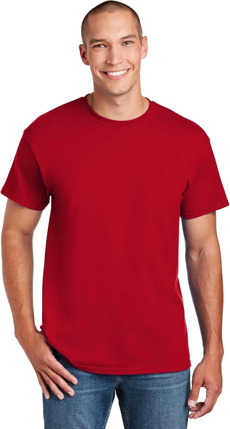 image:imageGildan Mens Short Sleeve 4Pack Polyester Performance TShirt XRedRoyal