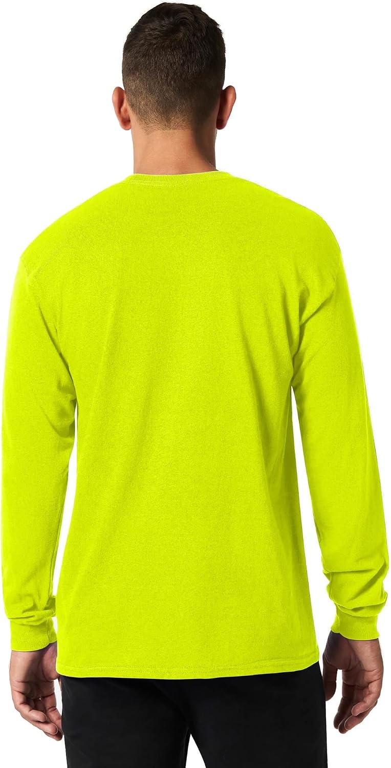 image:imageGildan Mens Short Sleeve 4Pack Polyester Performance TShirt XSafety Green