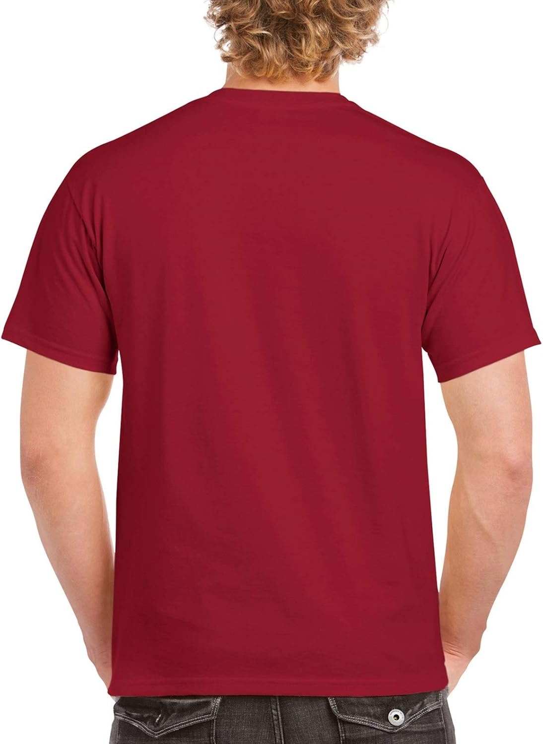 image:imageGildan Mens Short Sleeve 4Pack Polyester Performance TShirt XSafety Pink