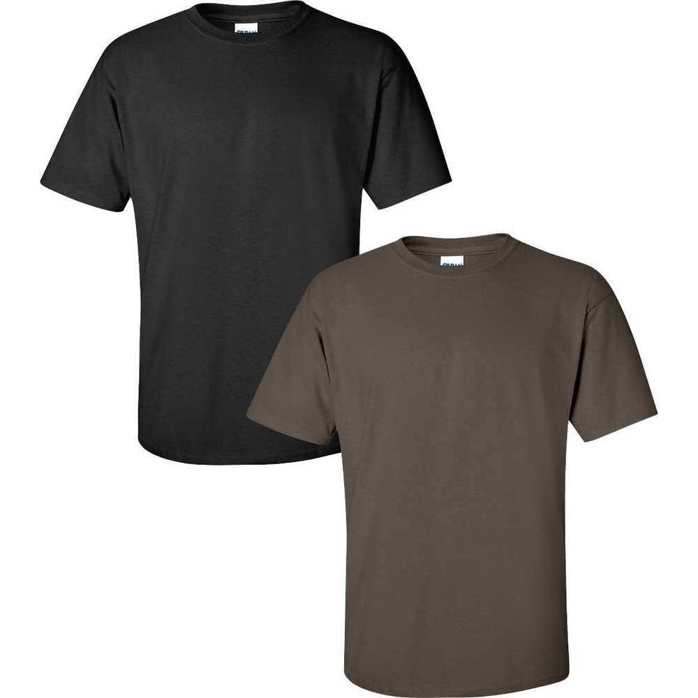 image:imageGildan Adult Softstyle Cotton TShirt Style G64000 MultipackBlack  Olive
