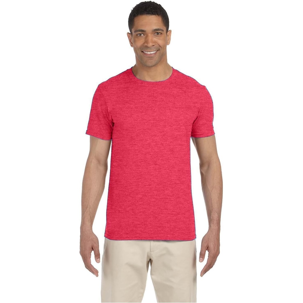 image:imageGildan Mens Short Sleeve 4Pack Polyester Performance TShirt X3xlarge heather Red