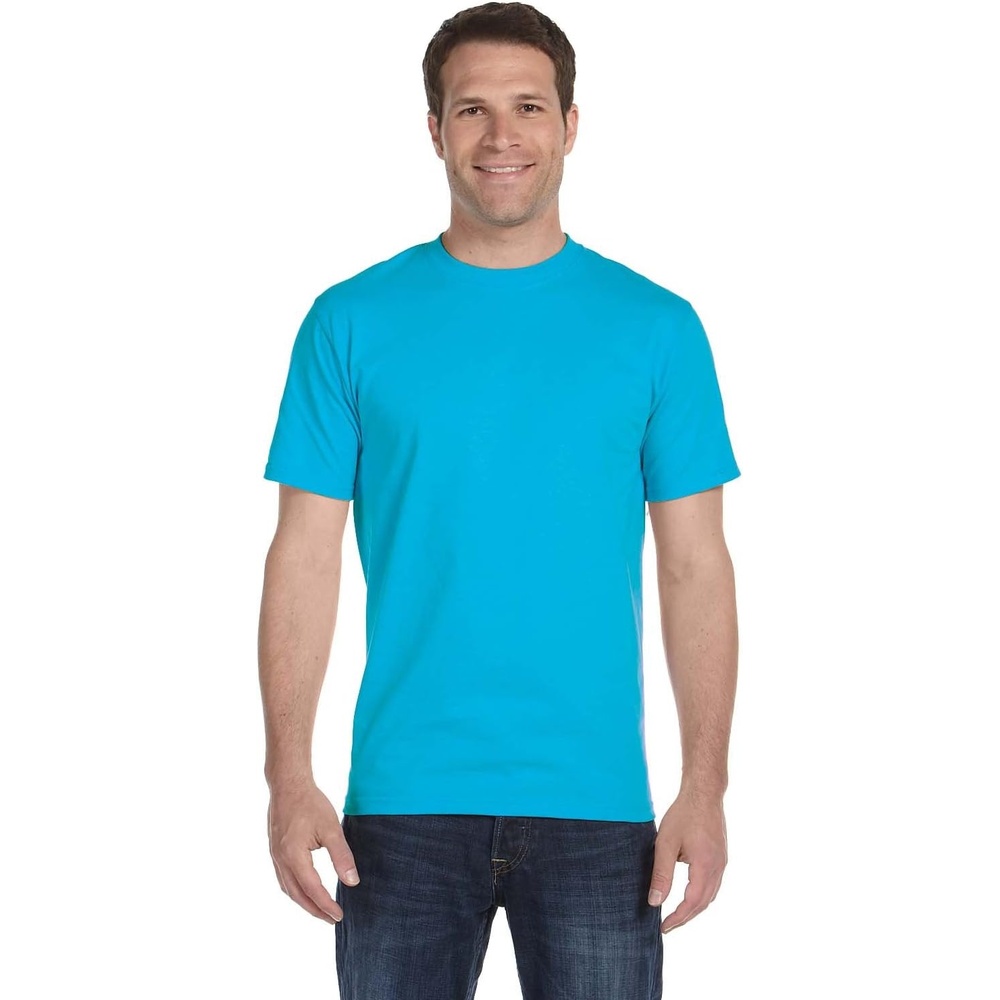 image:imageGildan Mens Short Sleeve 4Pack Polyester Performance TShirt XCarolina Blue 3 Pack