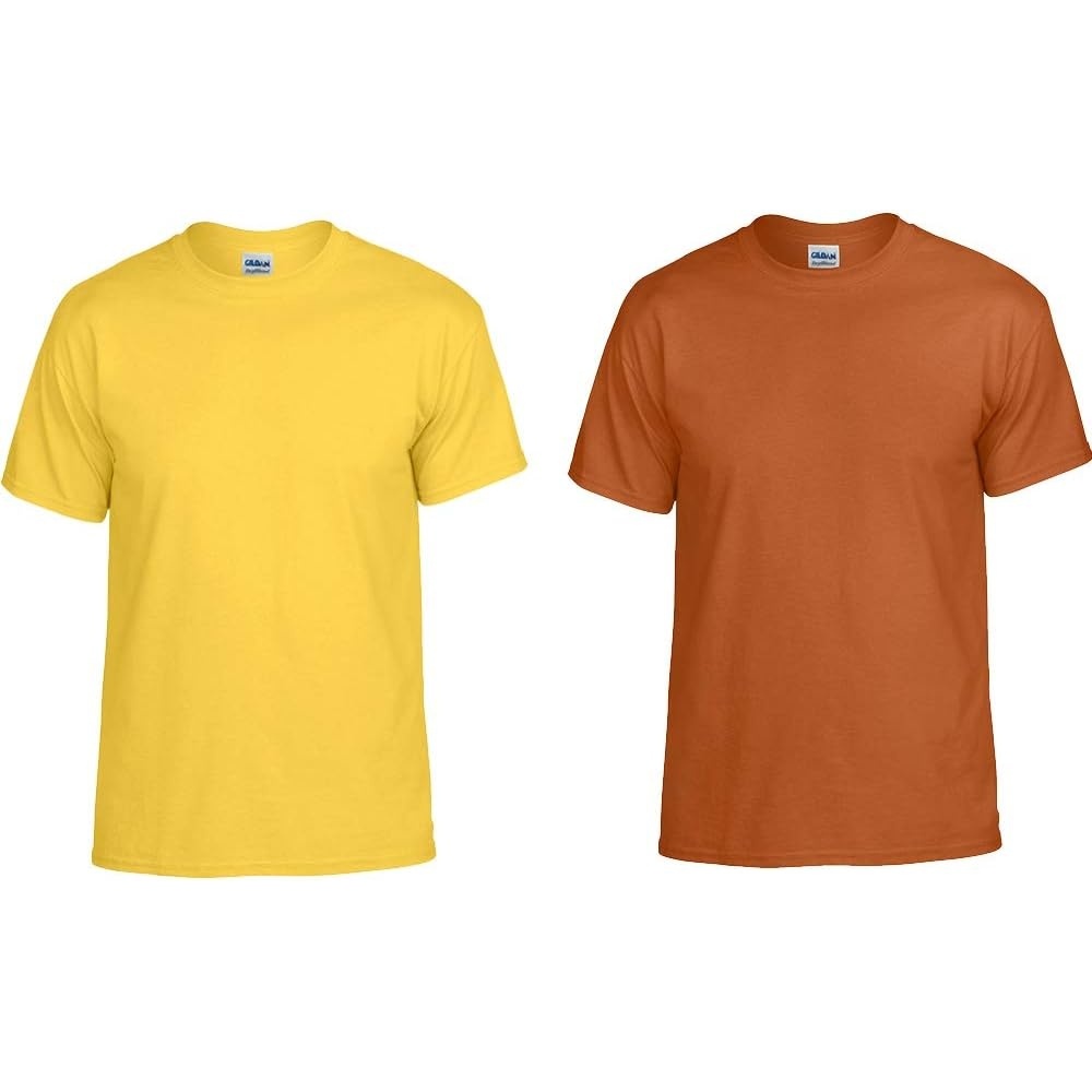 image:imageGildan Mens Short Sleeve 4Pack Polyester Performance TShirt XDaisyTorange