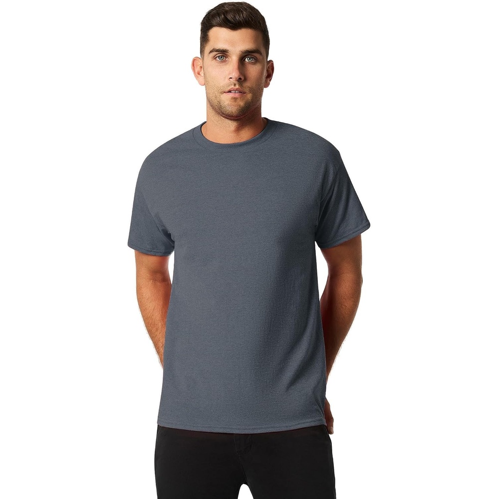 image:imageGildan Mens Short Sleeve 4Pack Polyester Performance TShirt XDark Heather