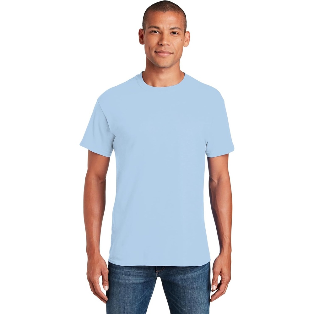 image:imageGildan Mens Short Sleeve 4Pack Polyester Performance TShirt XGreen light Blue