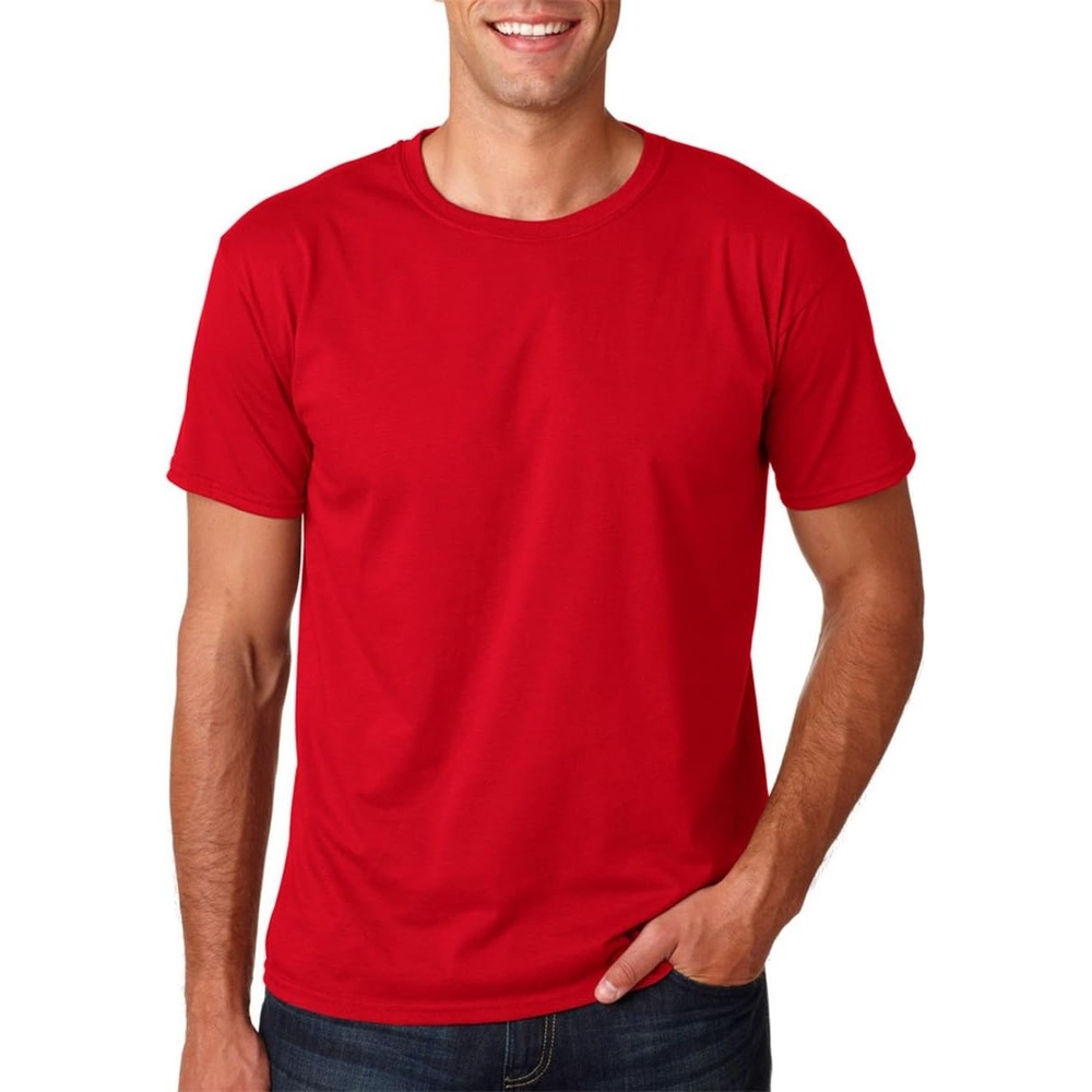 image:imageGildan Mens Short Sleeve 4Pack Polyester Performance TShirt XGreen purple red
