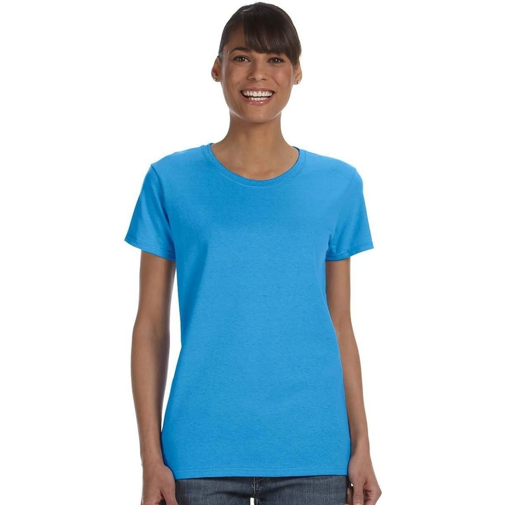 image:imageGildan Mens Short Sleeve 4Pack Polyester Performance TShirt XHeather Sapphire