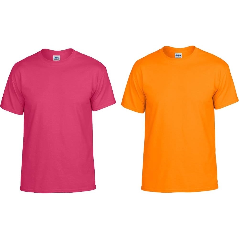 image:imageGildan Mens Short Sleeve 4Pack Polyester Performance TShirt XHeliconiaTennesseeorange