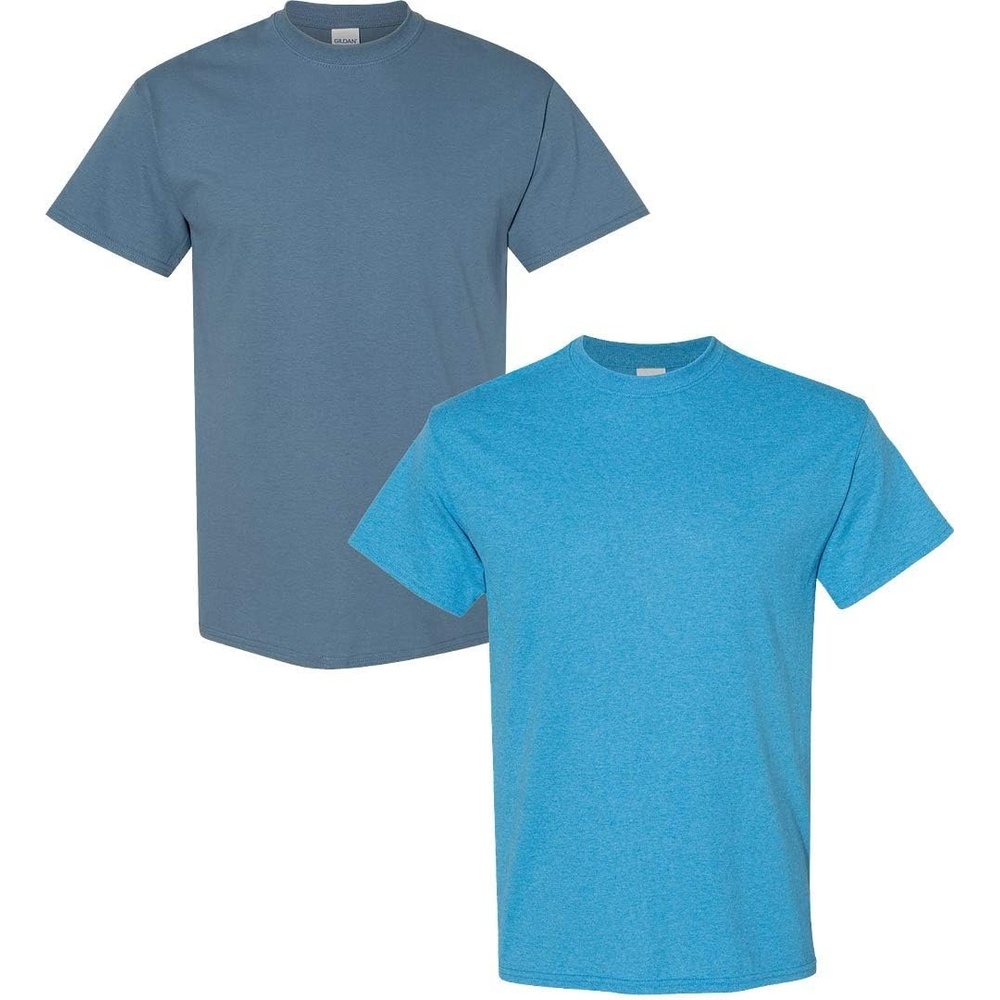 image:imageGildan Mens Short Sleeve 4Pack Polyester Performance TShirt XIndigoHeather Sapphire