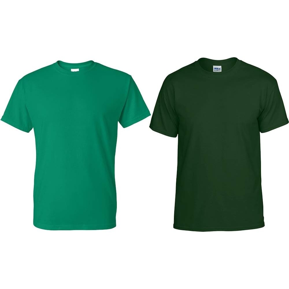 image:imageGildan Mens Short Sleeve 4Pack Polyester Performance TShirt XKellygreenForestgreen