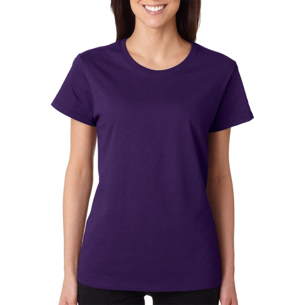 image:imageGildan Mens Short Sleeve 4Pack Polyester Performance TShirt XLarge purple