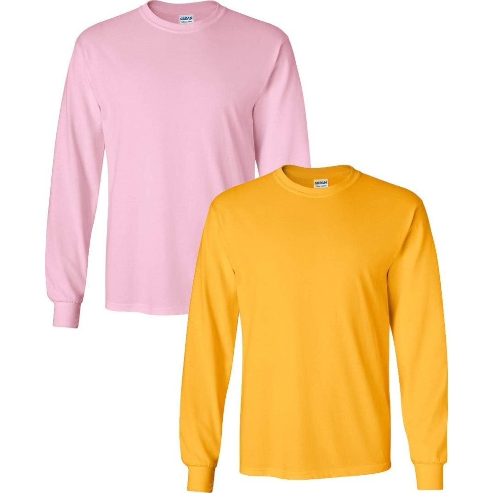 image:imageGildan Mens Short Sleeve 4Pack Polyester Performance TShirt XLightpinkGold
